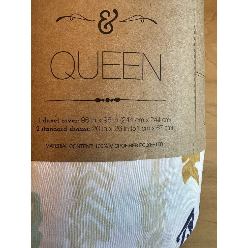 Ienjoy Full Or Queen Duvet And 2 Sham Set Printed 3 Piece Set hypoallergenic - Picture 9 of 9